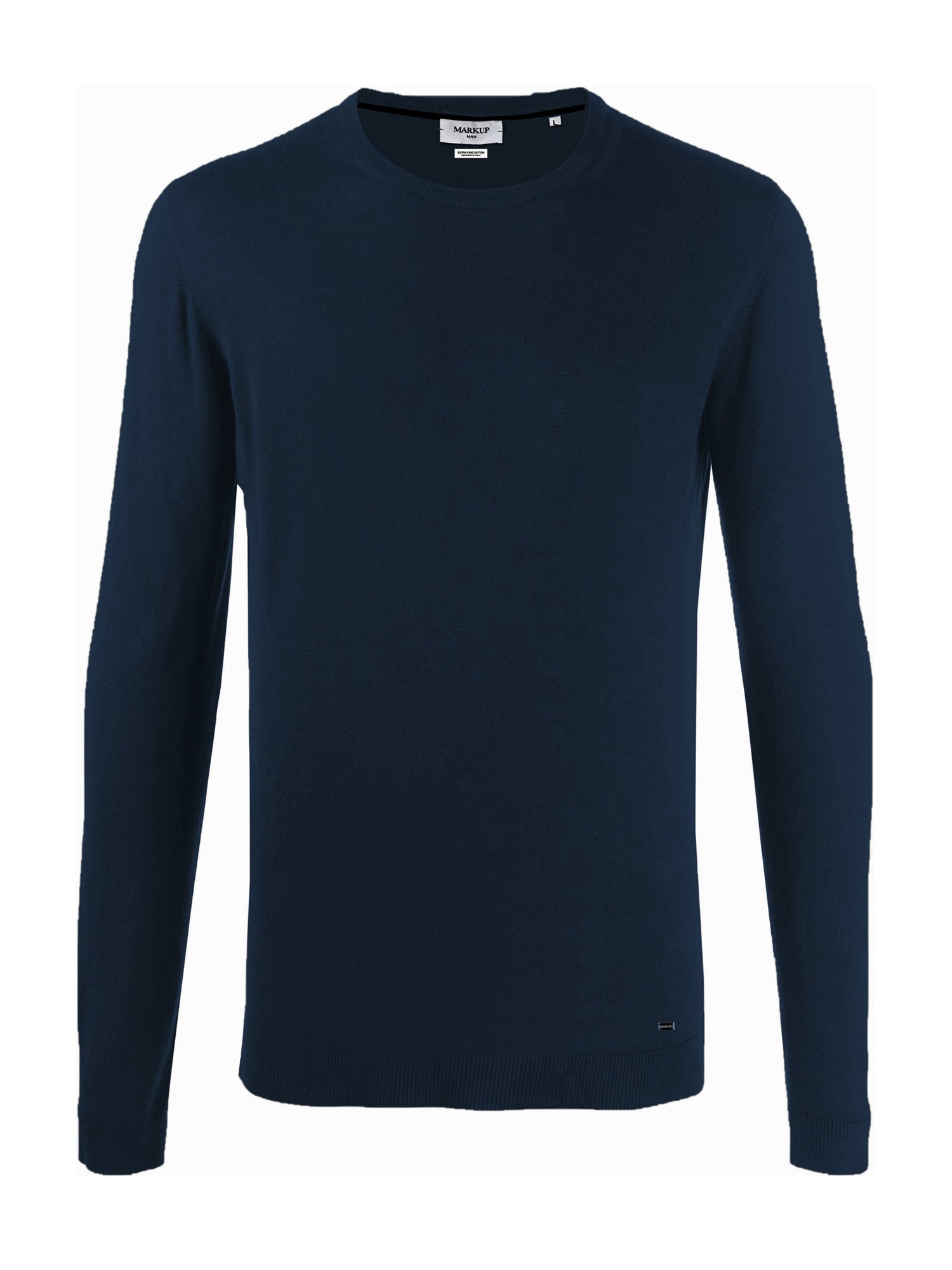 MARKUP PULLOVER GIROCOLLO BLU