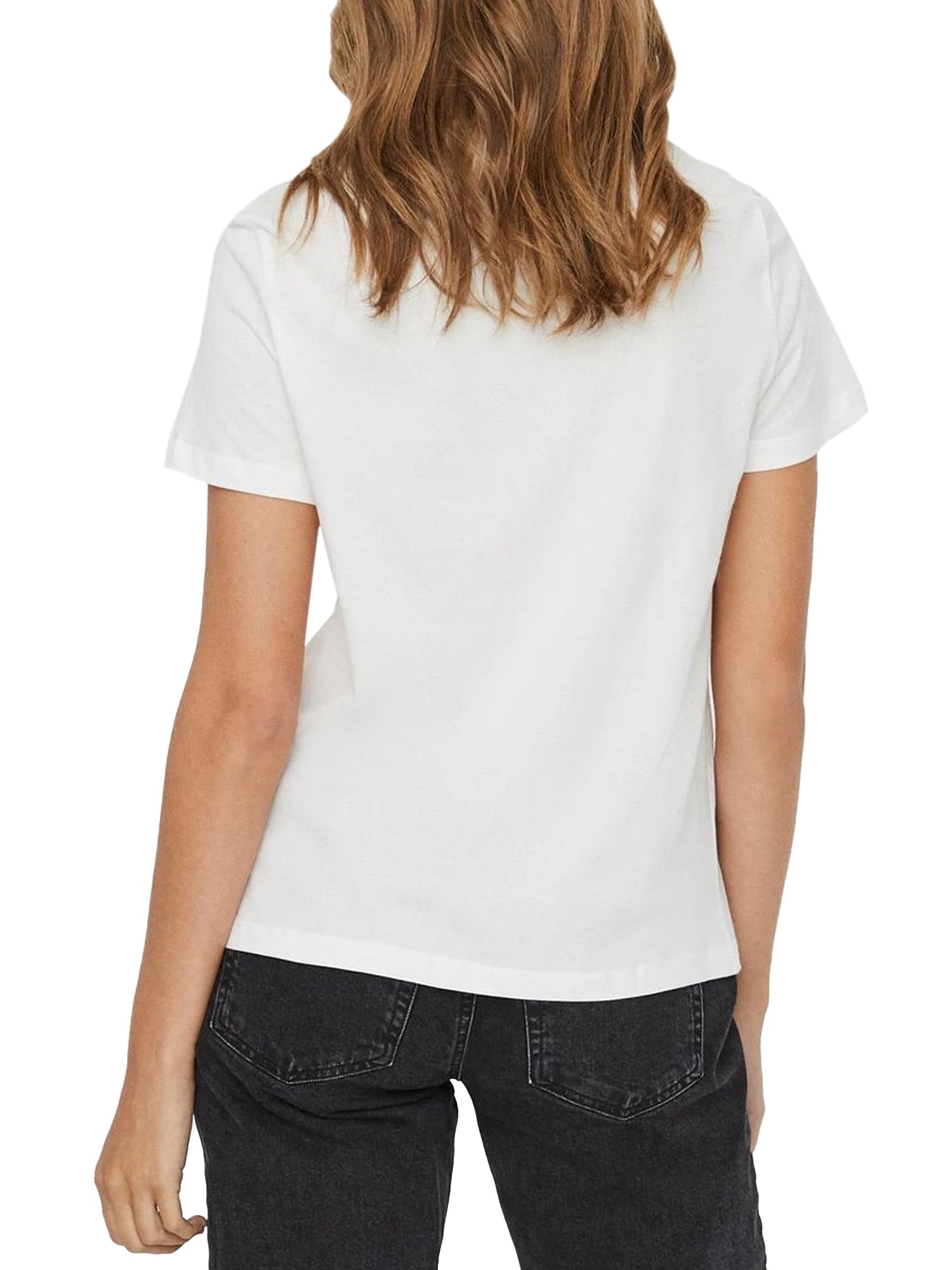 VERO MODA T-SHIRT CON GRAFICA BIANCO