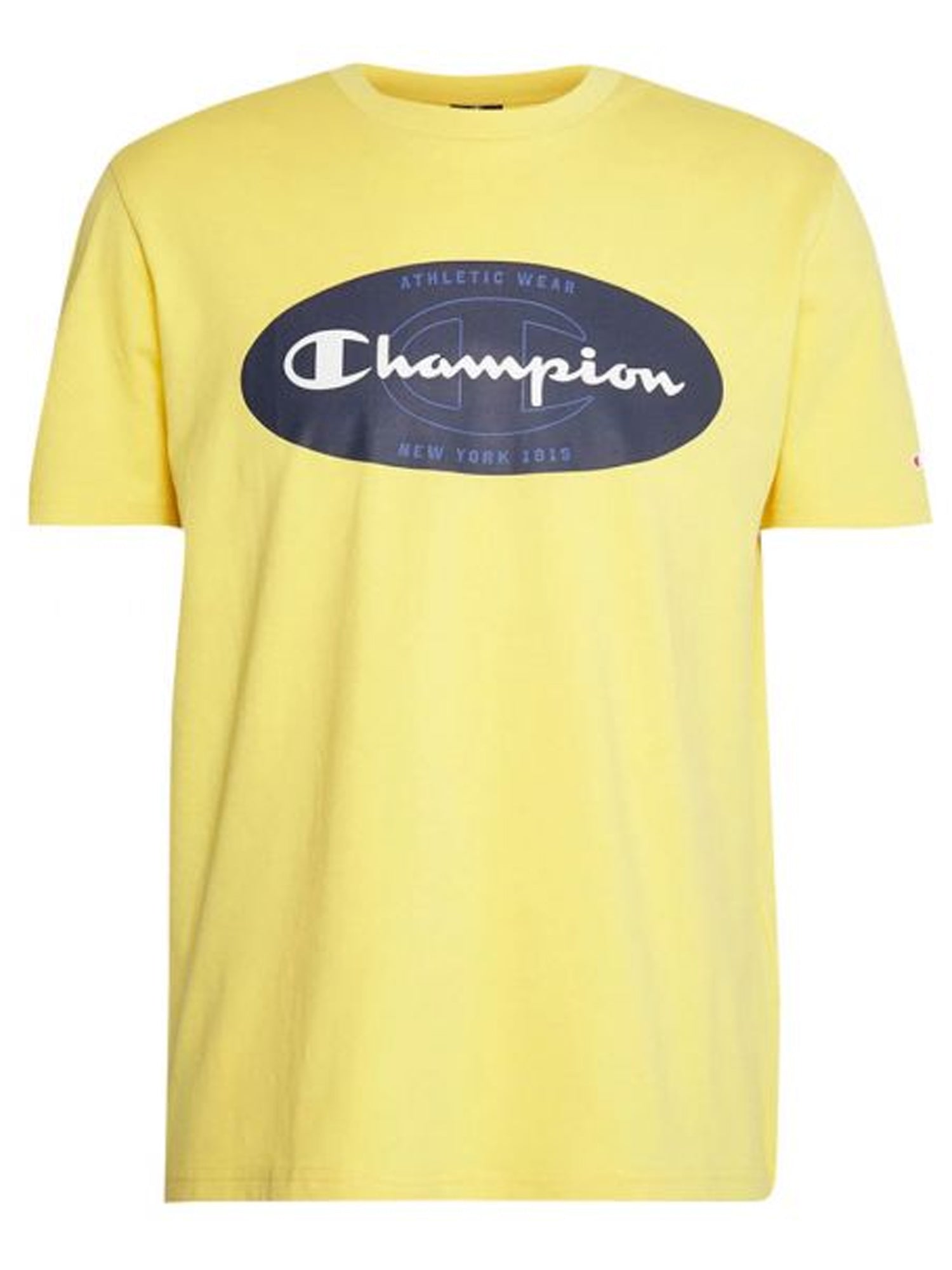 CHAMPION T-SHIRT MANICHE CORTE GIALLO