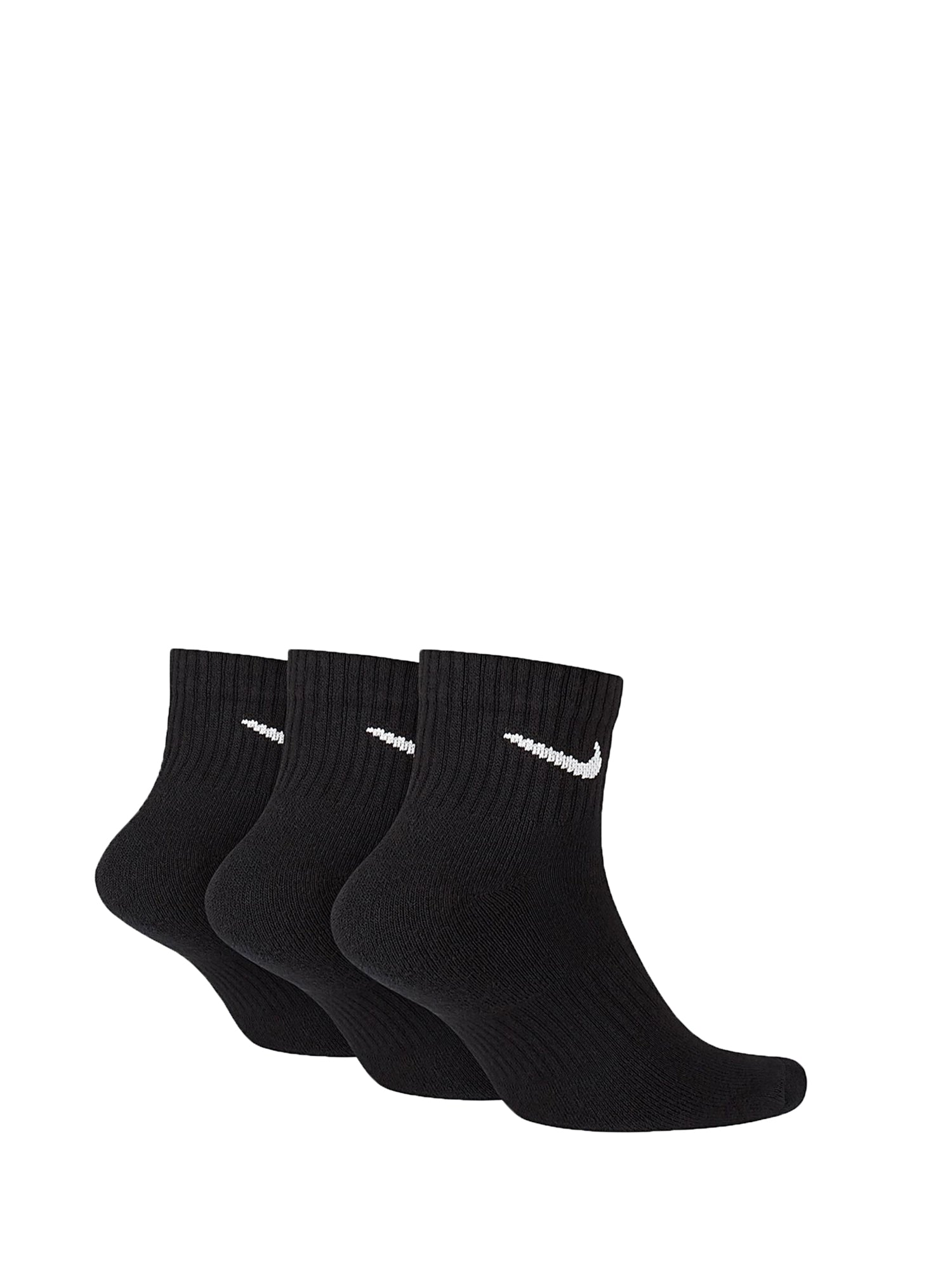 NIKE CALZINI SET 3 EVERYDAY CUSH ANKLE NERO