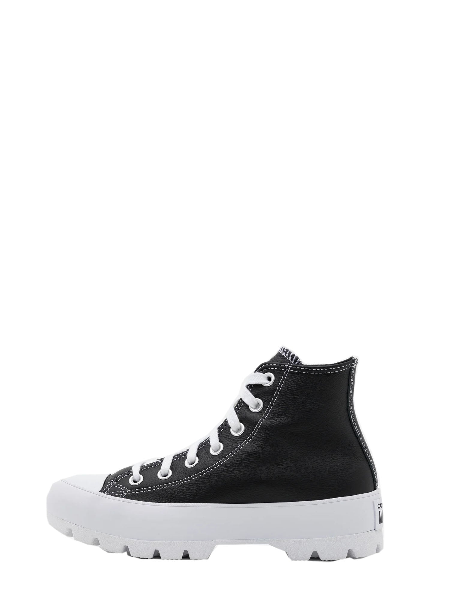 CONVERSE LUGGED LEATHER CHUCK TAYLOR ALL STAR NERO