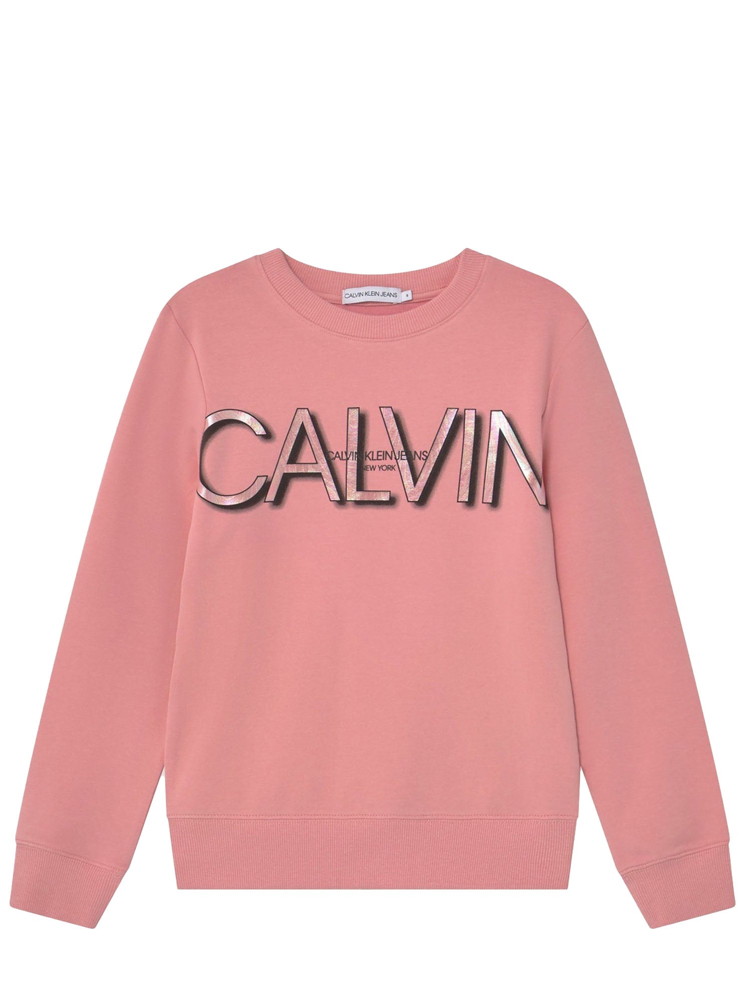 CALVIN KLEIN FELPA CON LOGO ROSA