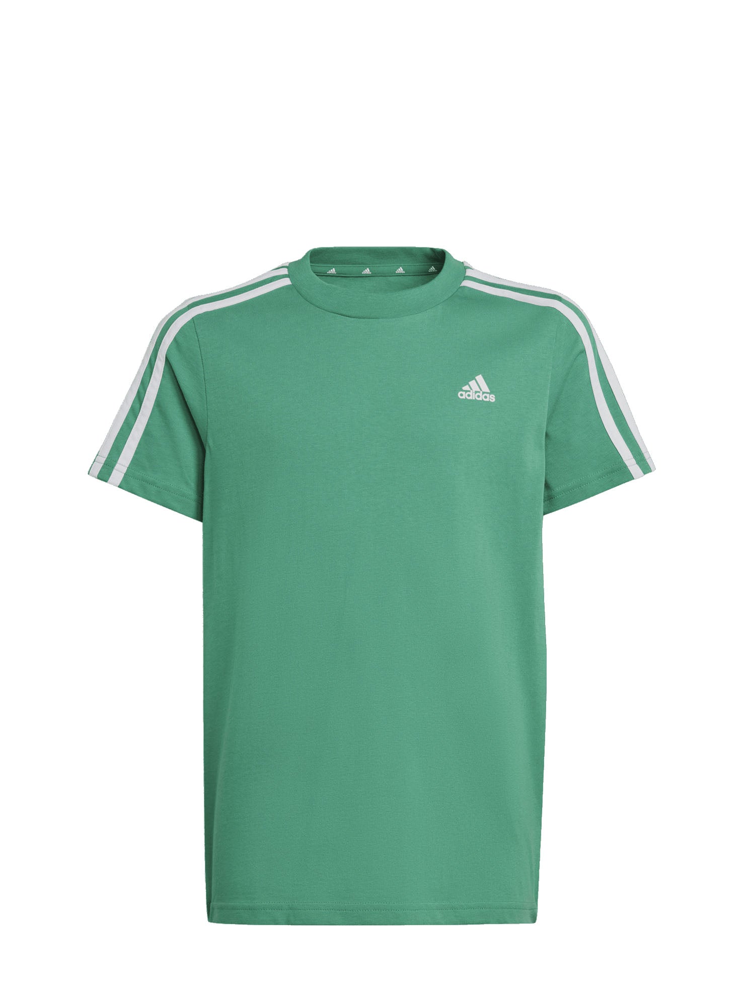 ADIDAS T-SHIRT ESSENTIALS 3-STRIPES VERDE