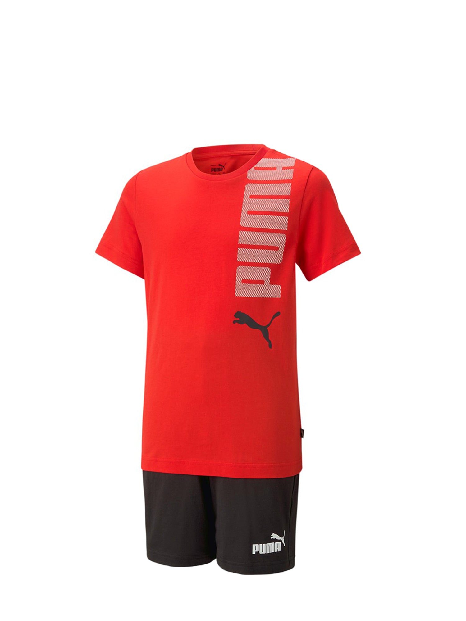 PUMA COMPLETINO LOGOLAB ROSSO - NERO