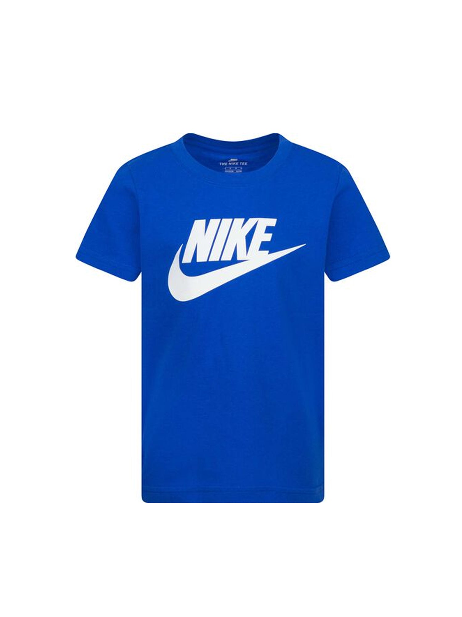 NIKE T-SHIRT MANICHE CORTE FUTURA BLU ROYAL