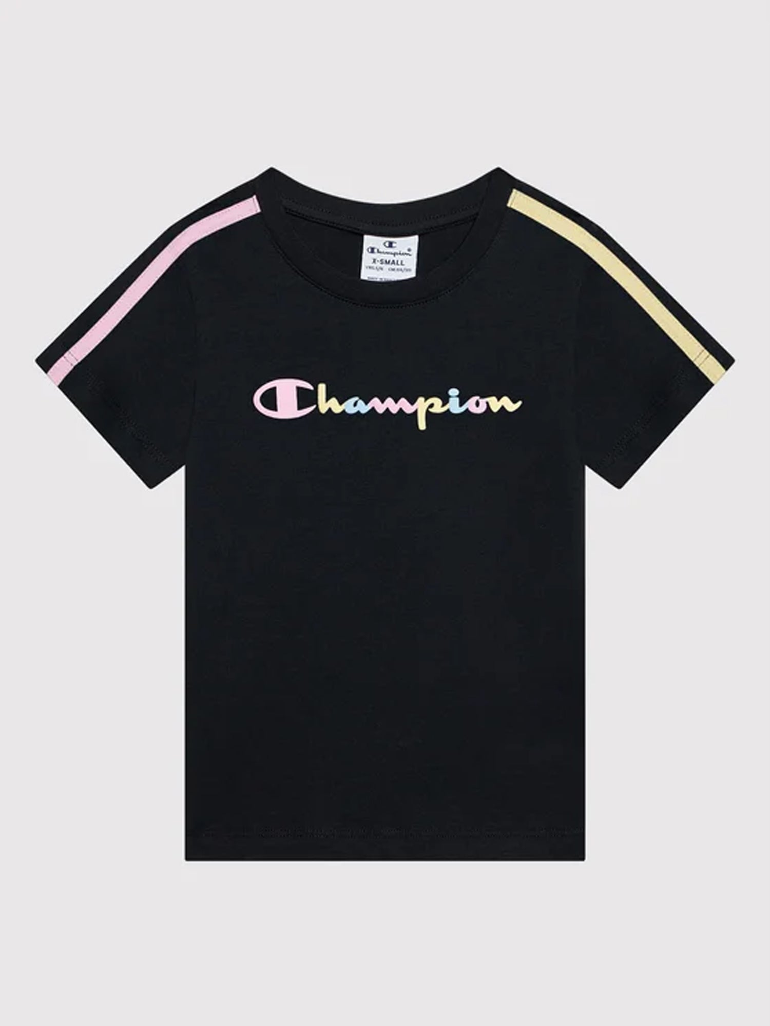 CHAMPION T-SHIRT MANICHE CORTE NERO