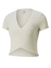 puma-t-shirt-manica-corta-classics-cropped-slim-beige