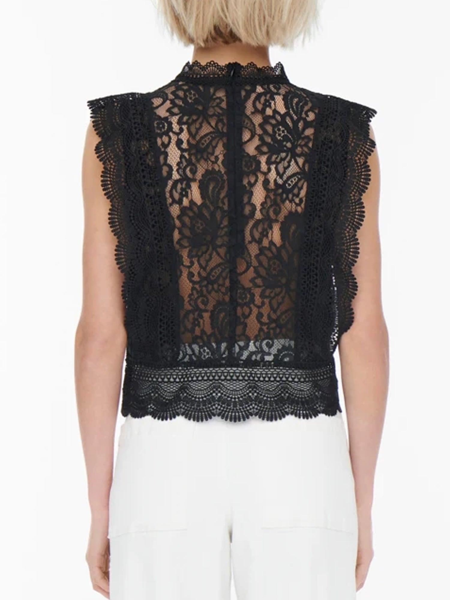 ONLY TOP CROPPED IN PIZZO NERO