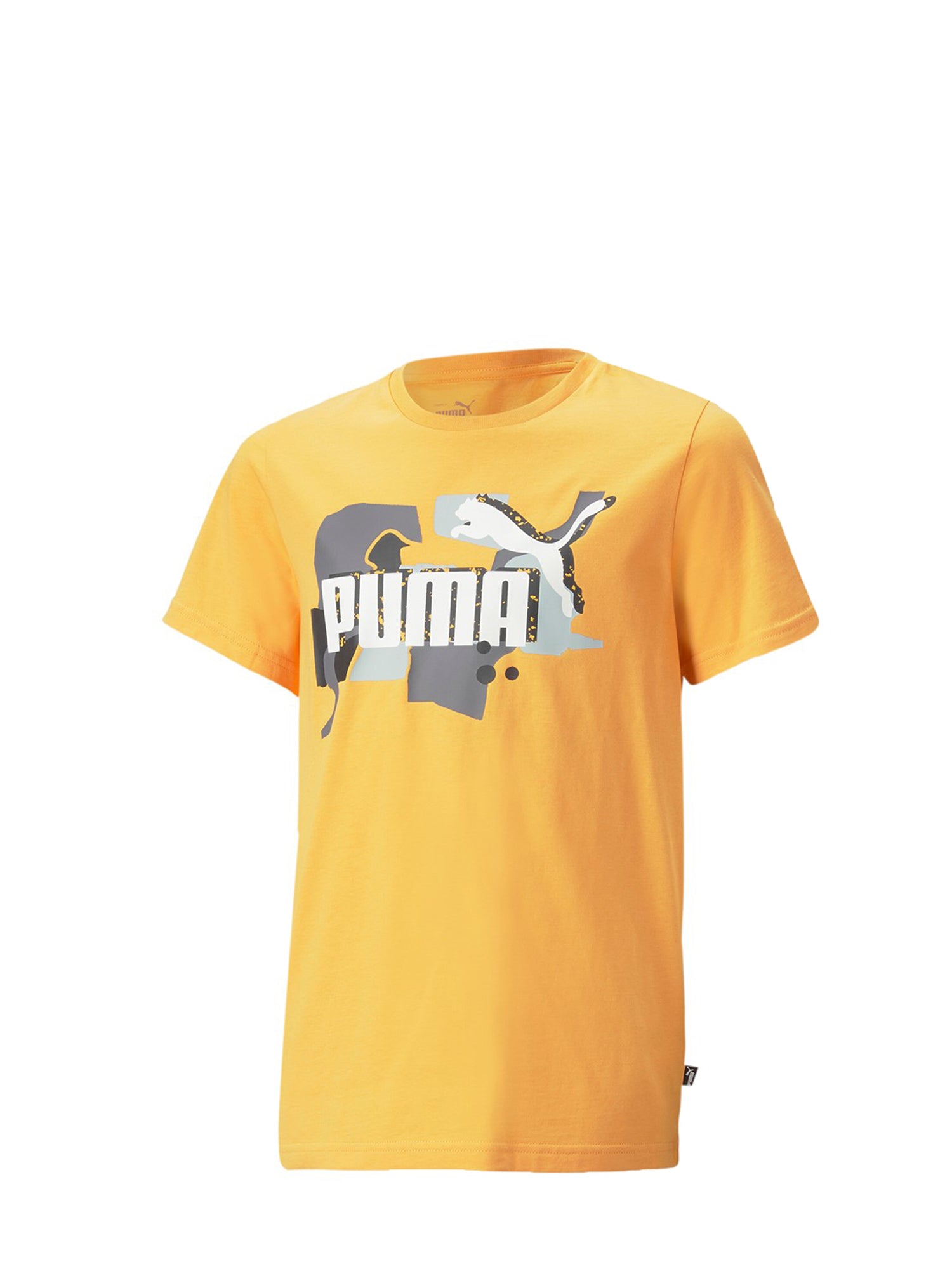 PUMA T-SHIRT ESSENTIALS+ STREET ART GIALLO