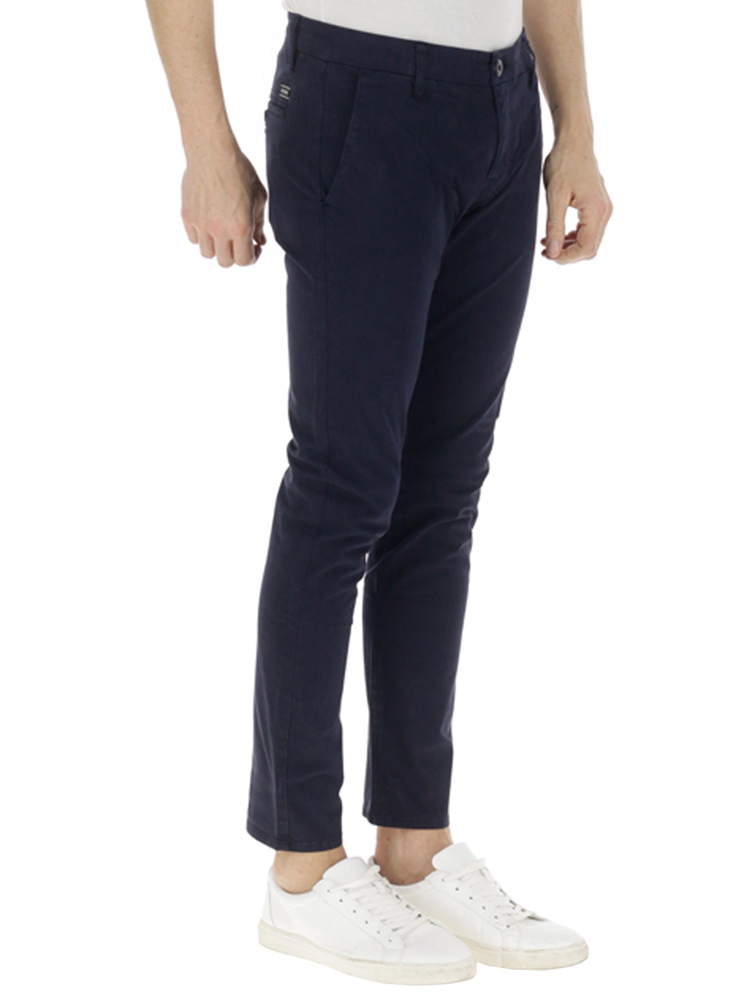 GUESS JEANS PANTALONE CHINO DANIEL BLU SCURO