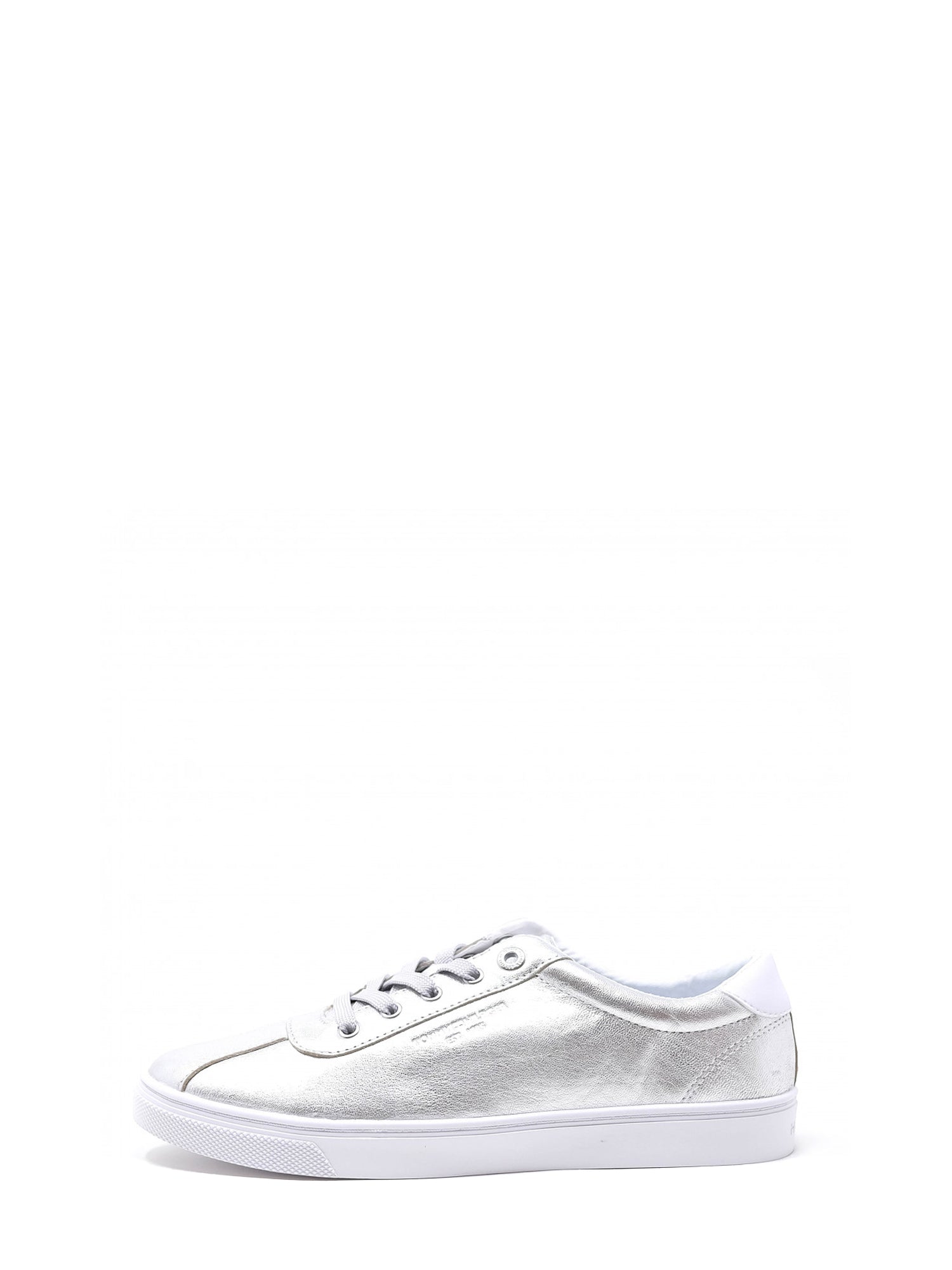 TOMMY HILFIGER SNEAKERS METALLIZZATA SILVER