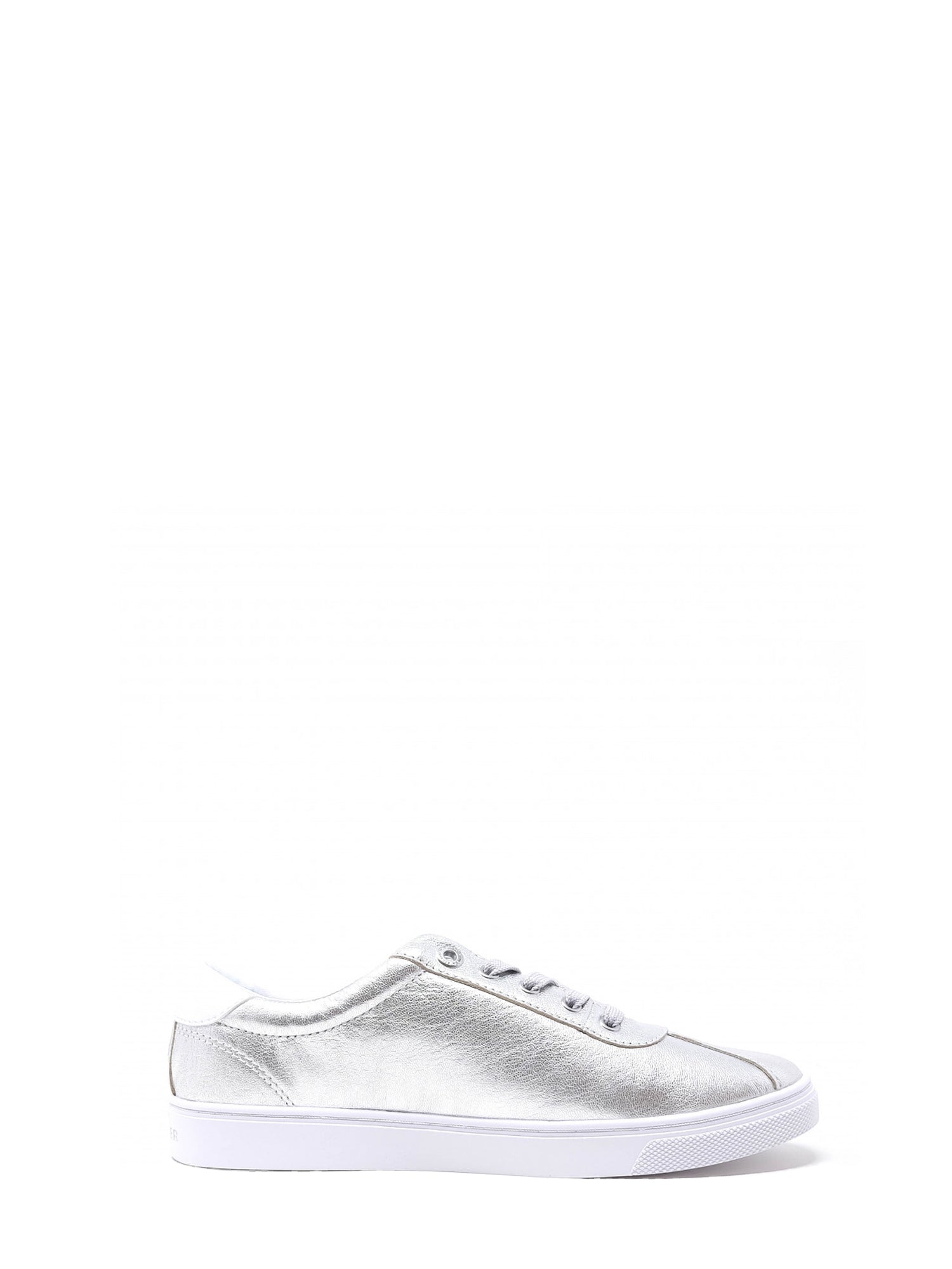 TOMMY HILFIGER SNEAKERS METALLIZZATA SILVER