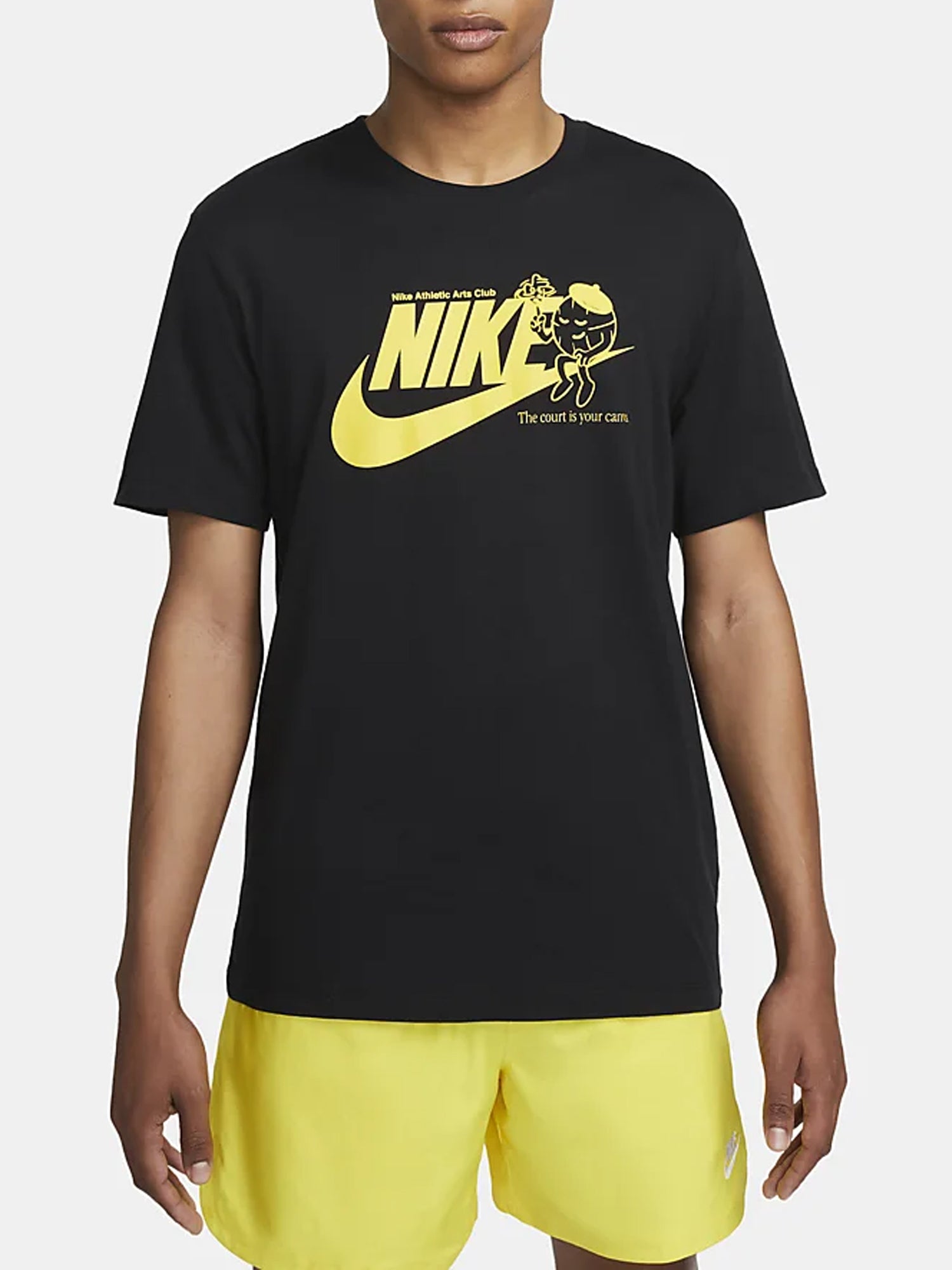 NIKE T-SHIRT MANICHE CORTE SPORTSWEAR NERO