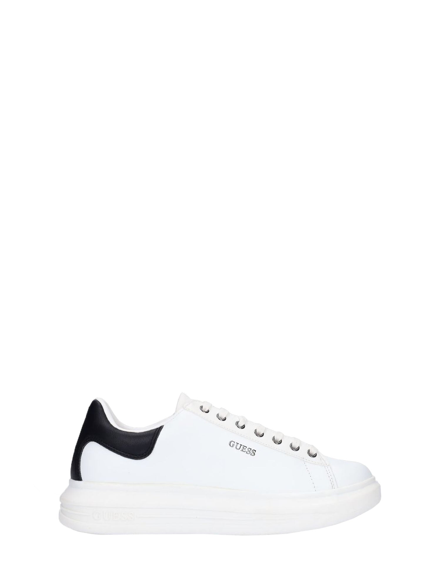 GUESS JEANS SNEAKERS SALERNO BIANCO - NERO