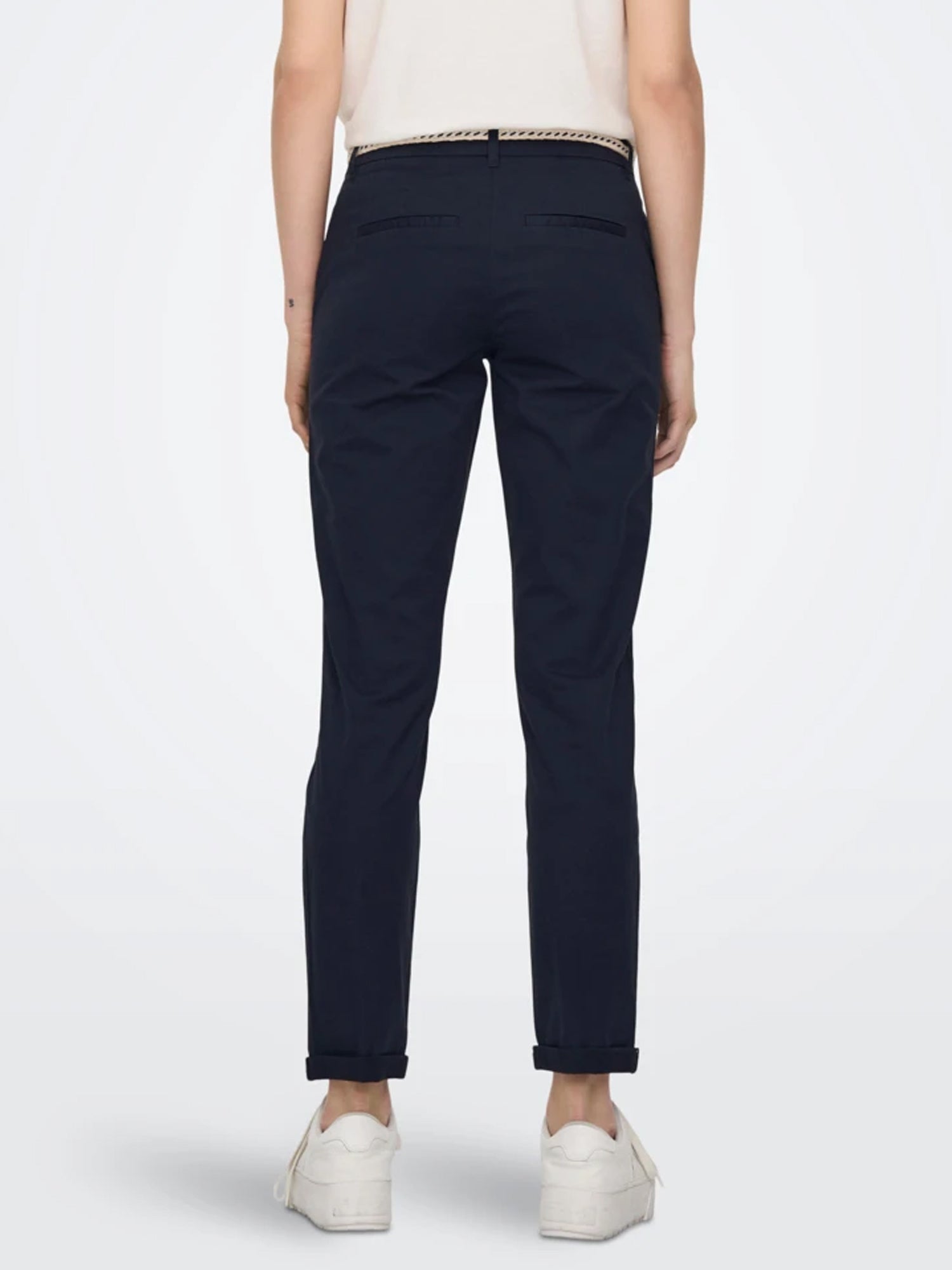 ONLY PANTALONI CLASSIC CHINO BLU