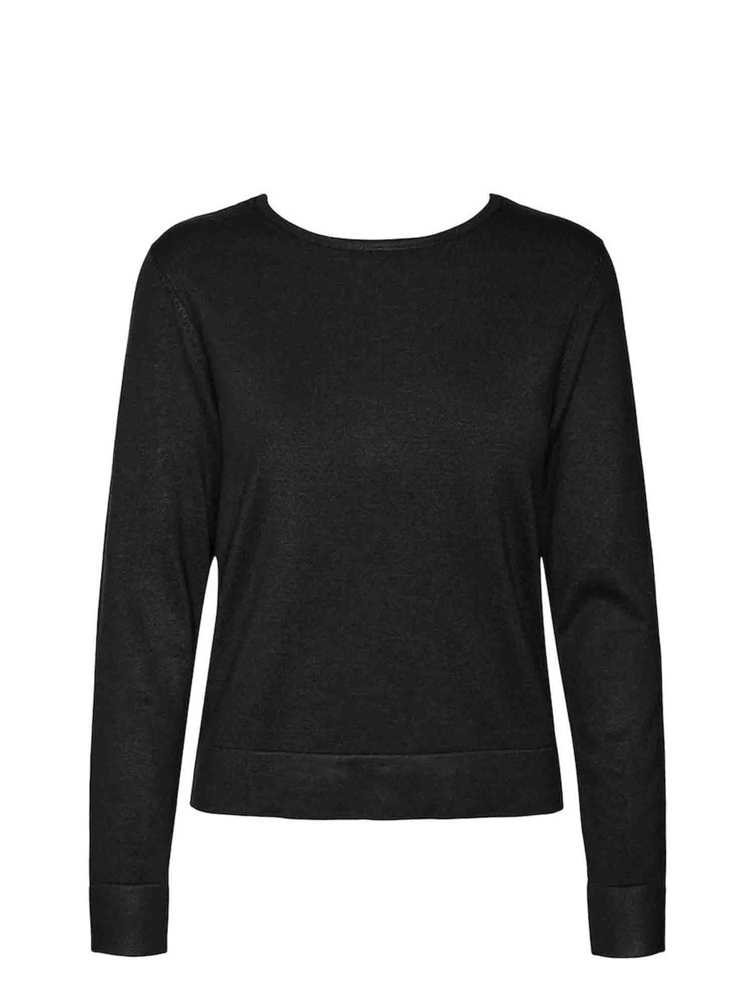 VERO MODA MOLLY MAGLIA GIROCOLLO NERO