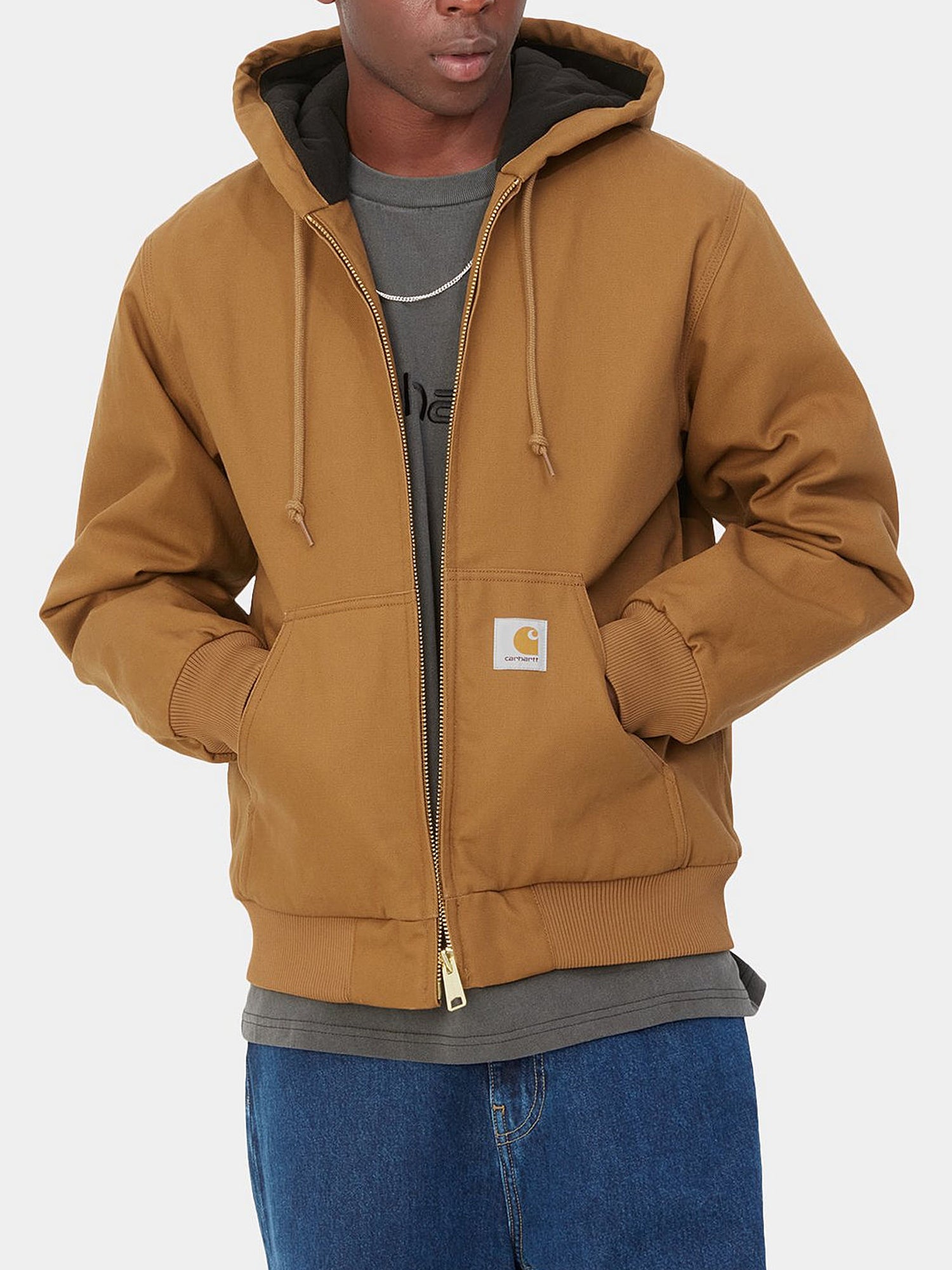 CARHARTT WIP GIACCA ACTIVE WINTER MARRONE