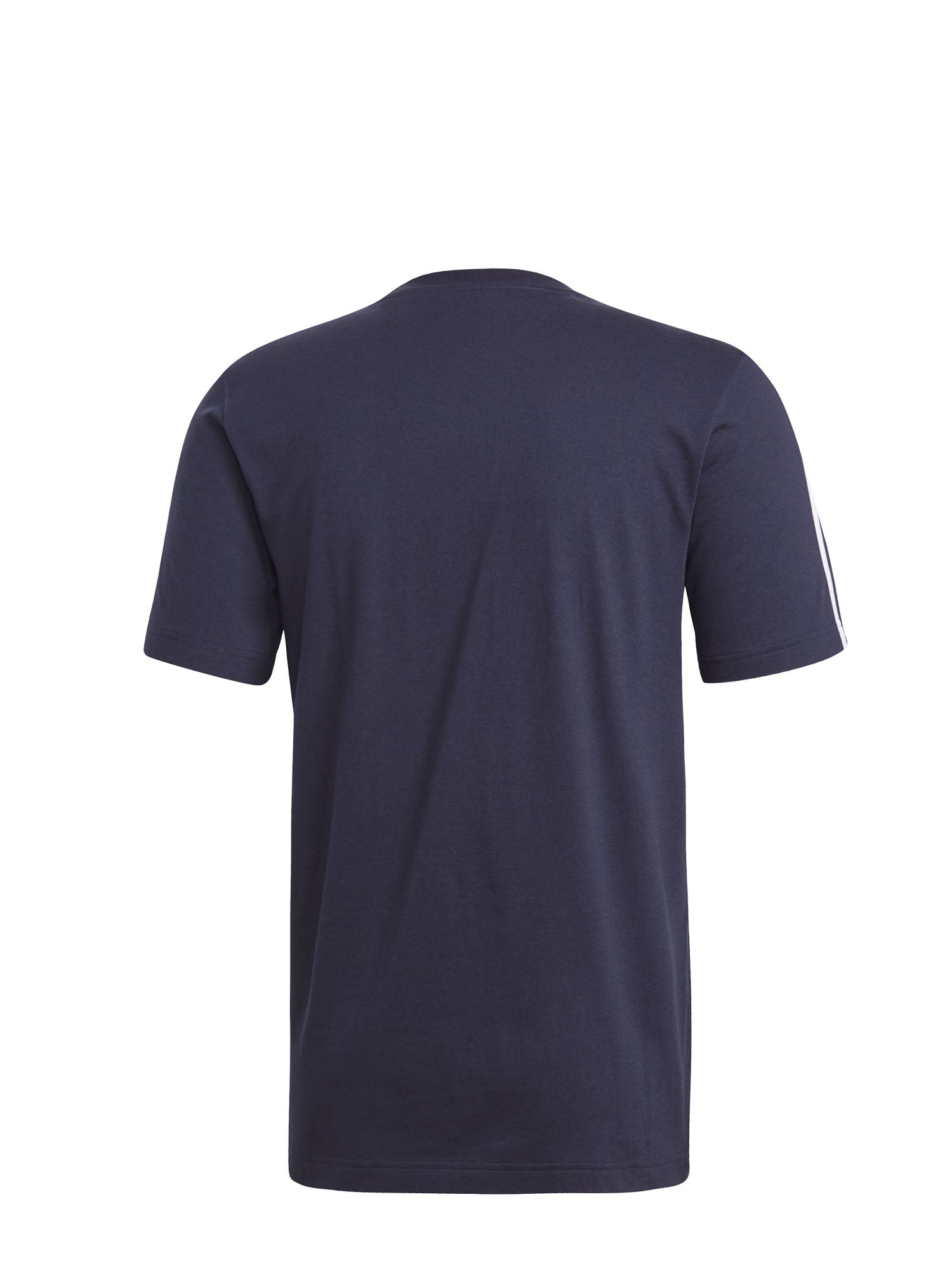 ADIDAS T-SHIRT ESSENTIALS 3STRISCE BLU