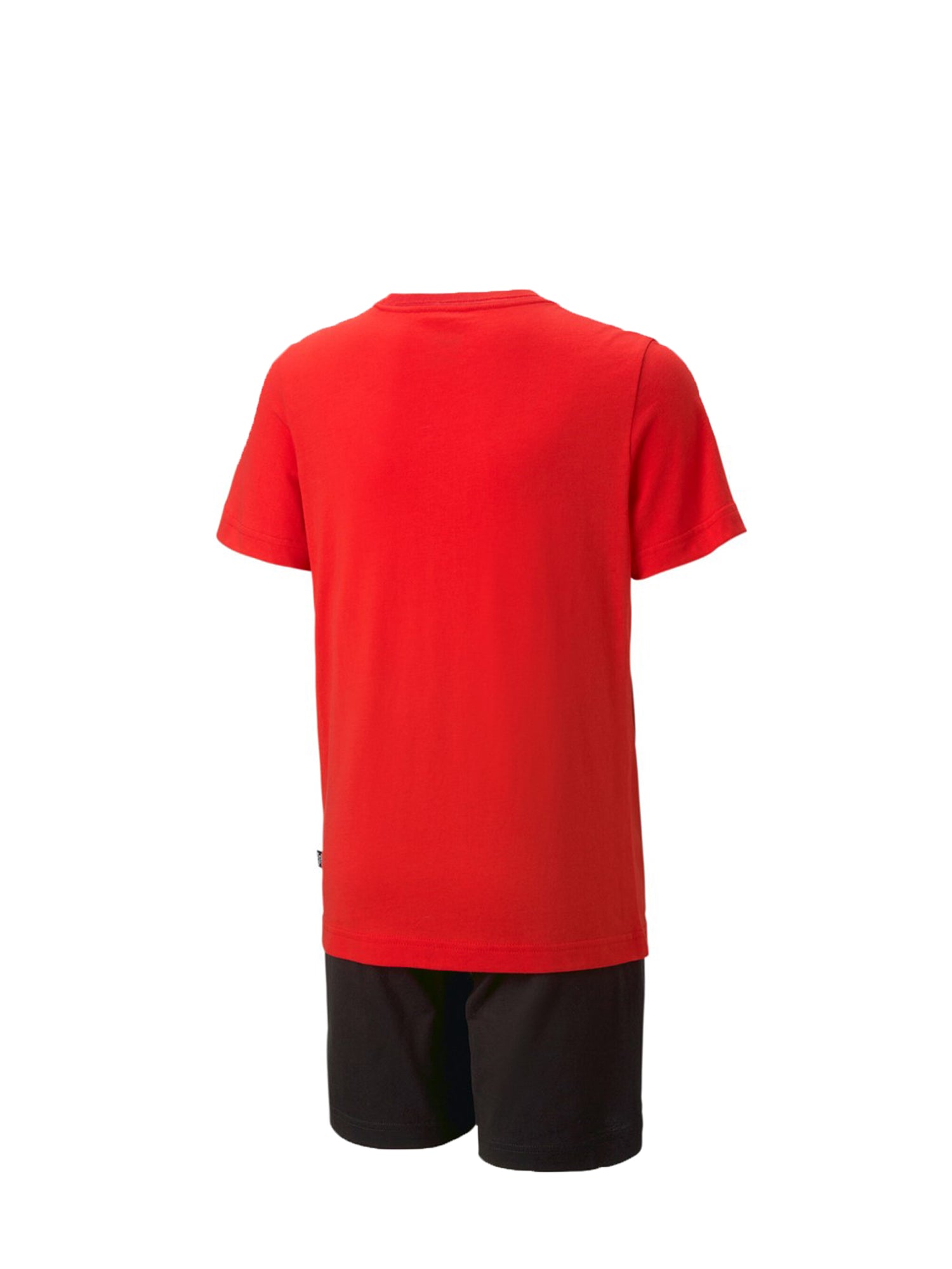 PUMA COMPLETINO SHORT JERSEY ROSSO - NERO