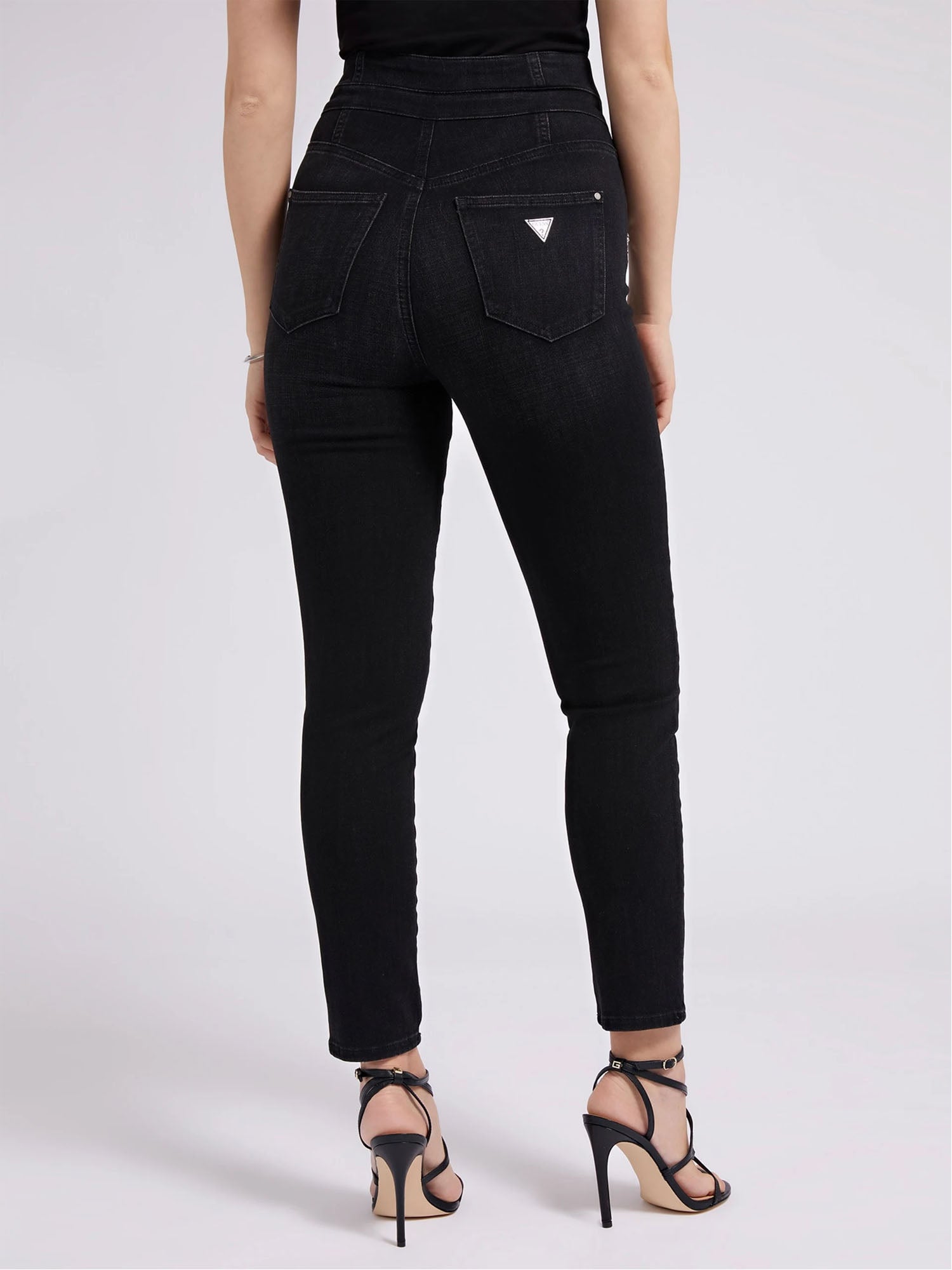 GUESS JEANS JEANS GWENNY IN DENIM NERO