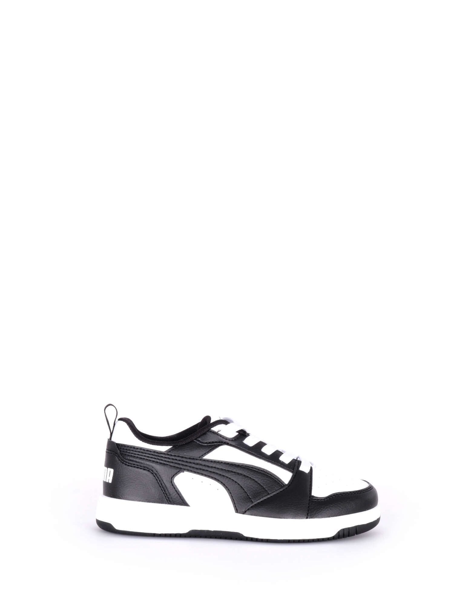 PUMA SNEAKERS REBOUND V6 LO PS NERO- BIANCO