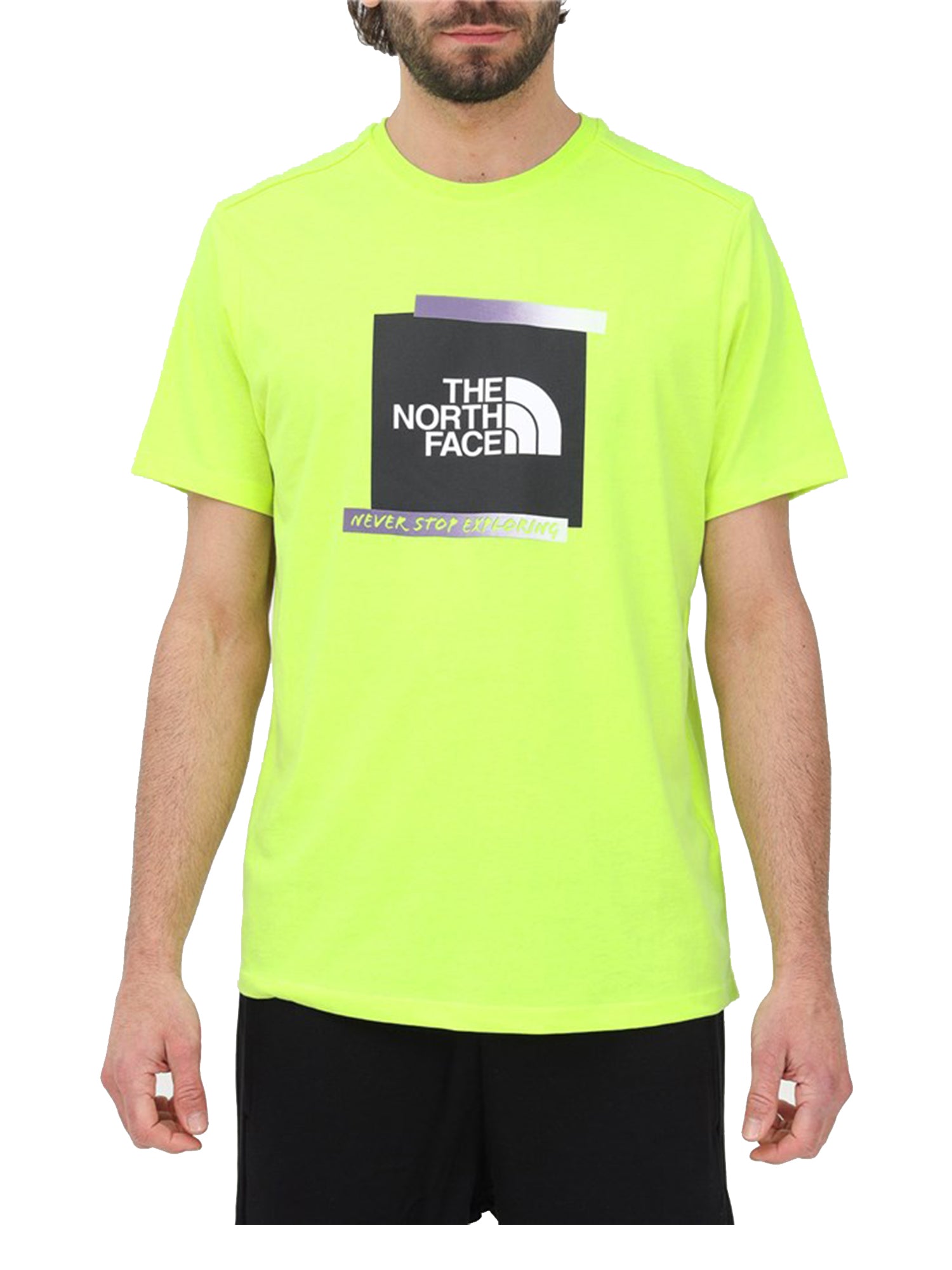 THE NORTH FACE T-SHIRT GRAPHIC GIALLO LED