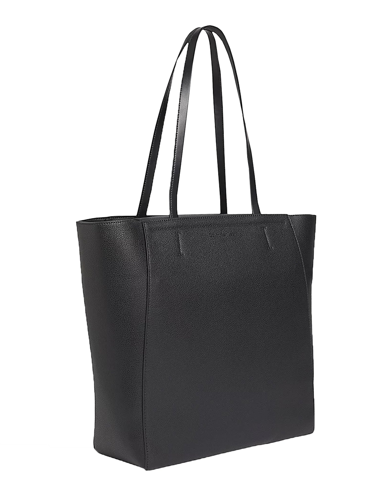 CALVIN KLEIN BORSA SHOPPER MINIMAL MONOGRAM NERO