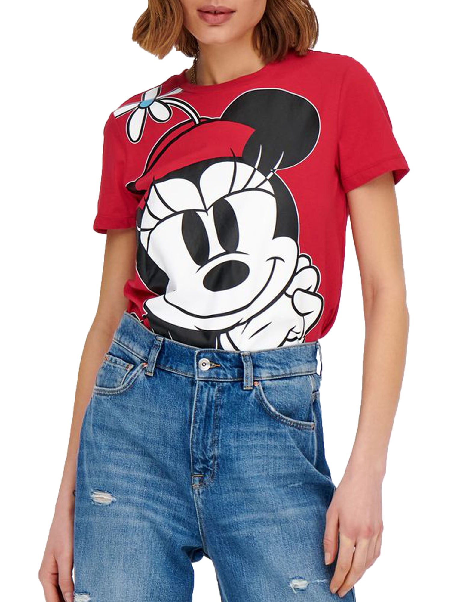 ONLY T-SHIRT MINNIE ROSSO