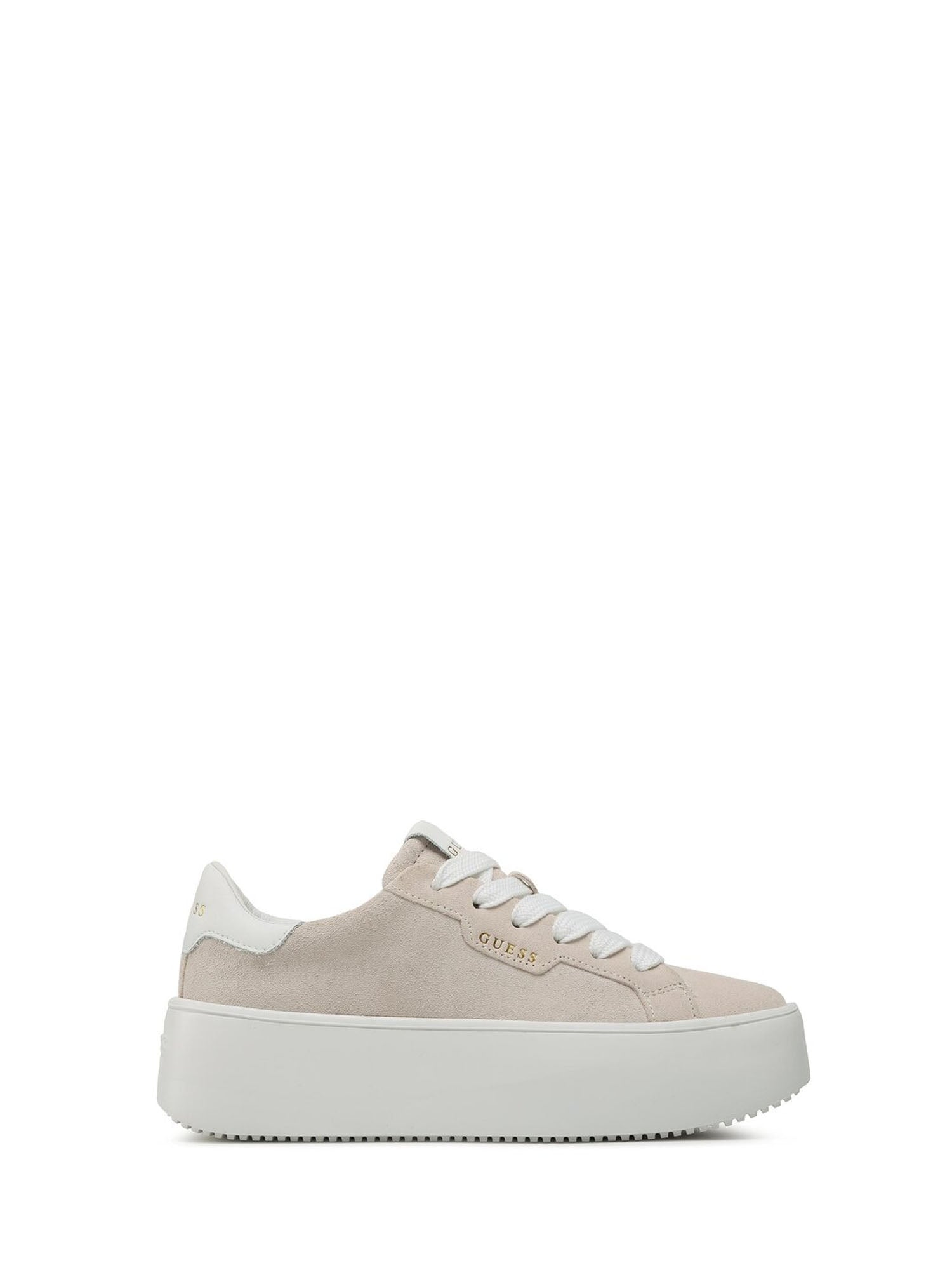 GUESS JEANS SHOES SNEAKERS BASSE MARILYN ROSA-BIANCO