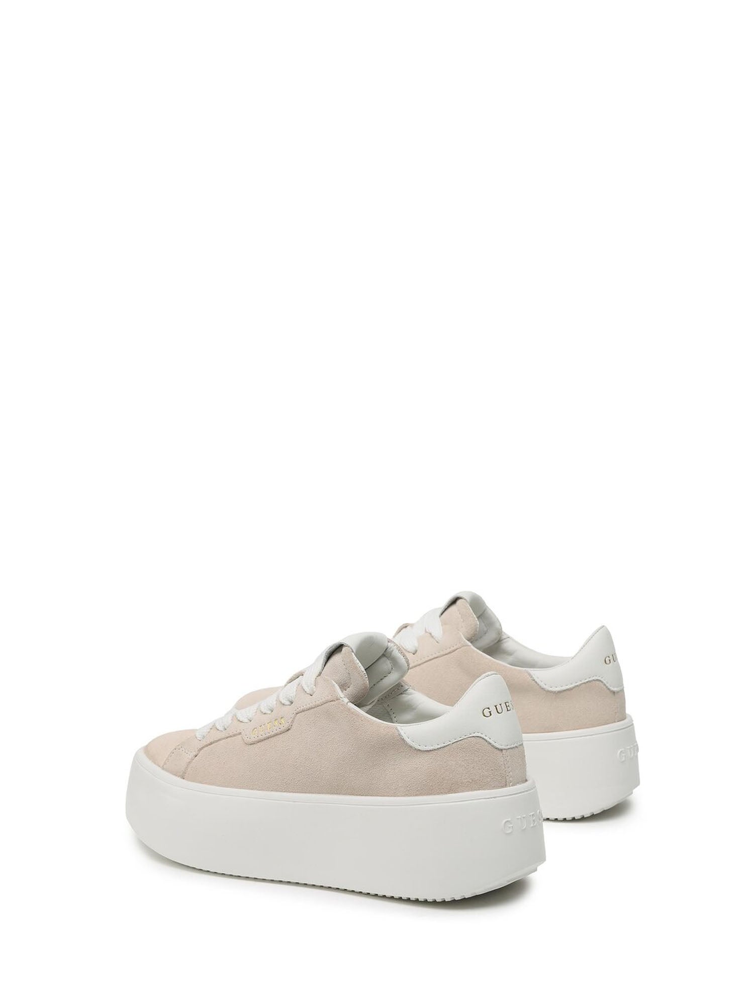 GUESS JEANS SHOES SNEAKERS BASSE MARILYN ROSA-BIANCO