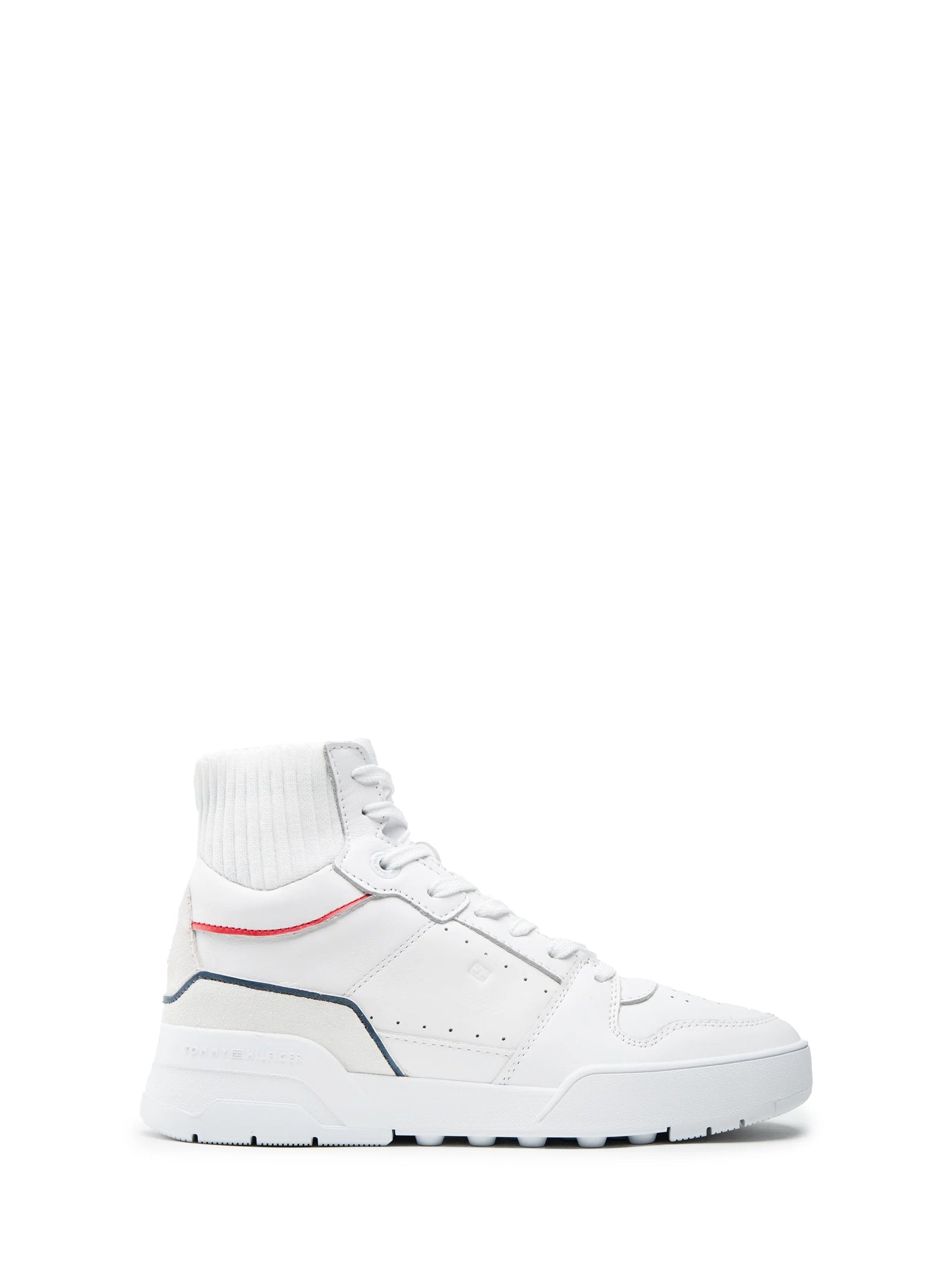 TOMMY HILFIGER SNEAKERS HIGH CUT BASKET BIANCA