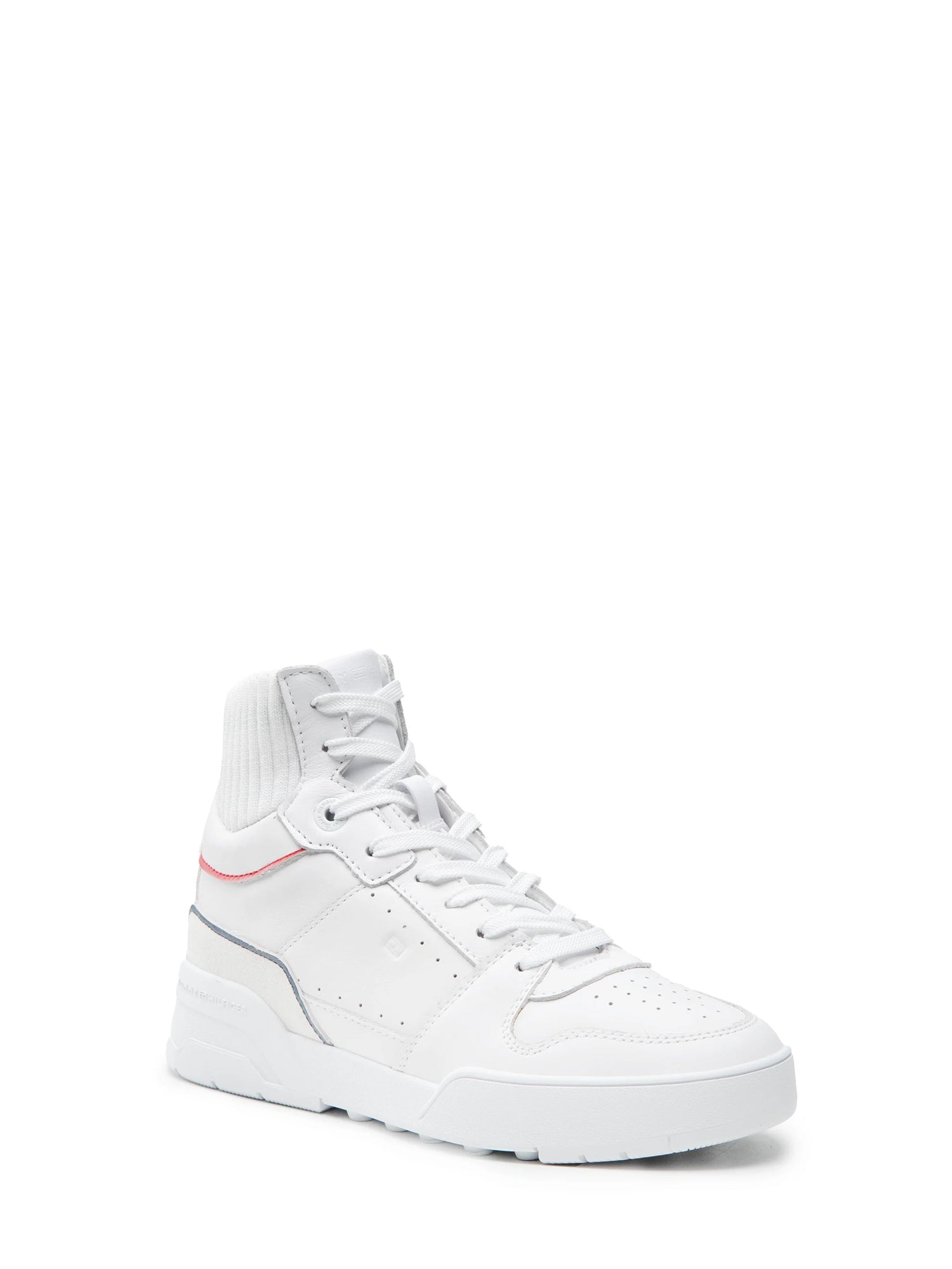 TOMMY HILFIGER SNEAKERS HIGH CUT BASKET BIANCA