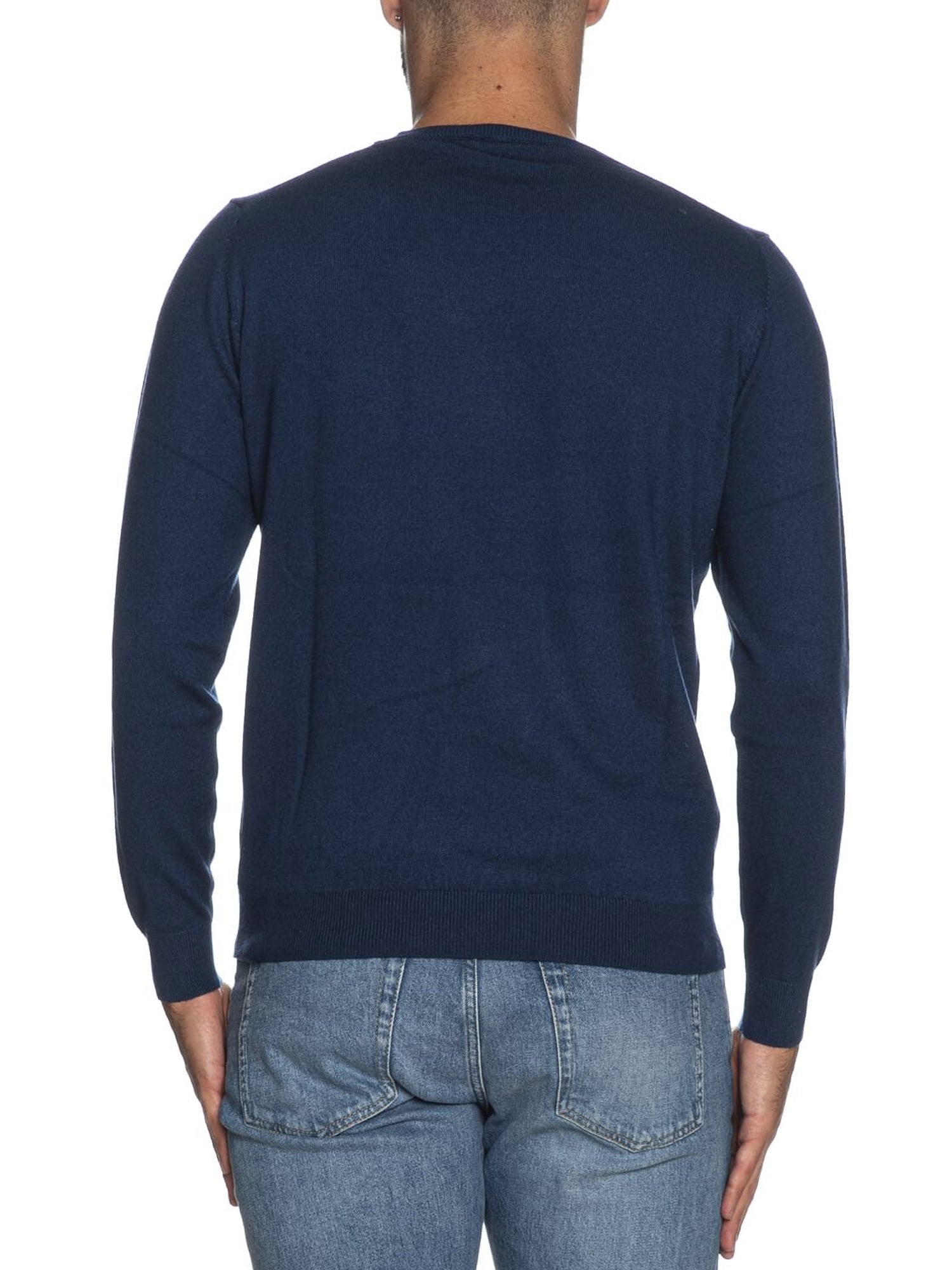 MARKUP PULLOVER GIROCOLLO BLU