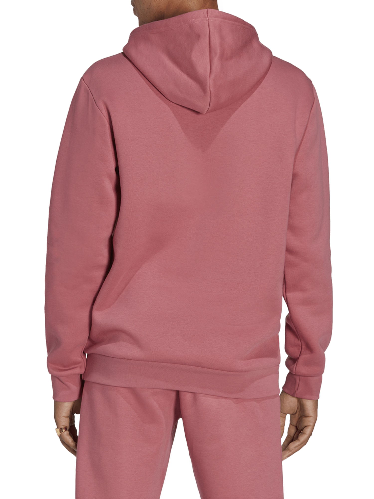 ADIDAS ORIGINALS FELPA CON CAPPUCCIO TREFOIL ESSENTIALS ROSA